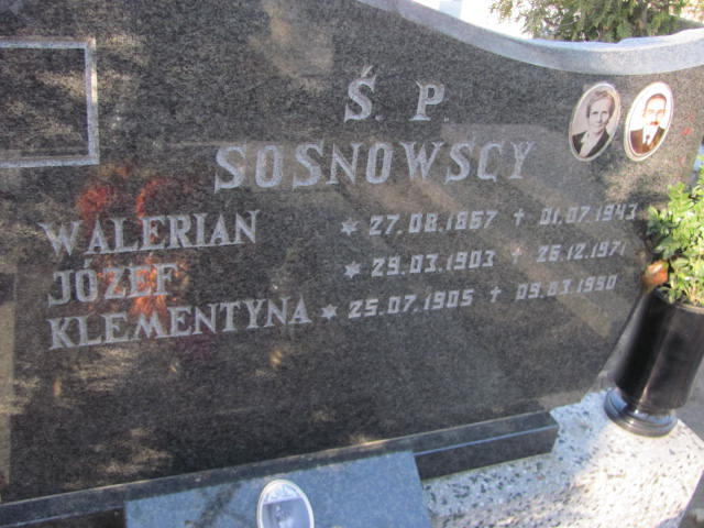 Józef Sosnowski 1903 Lubawa paraf. - Grobonet - Wyszukiwarka osób pochowanych