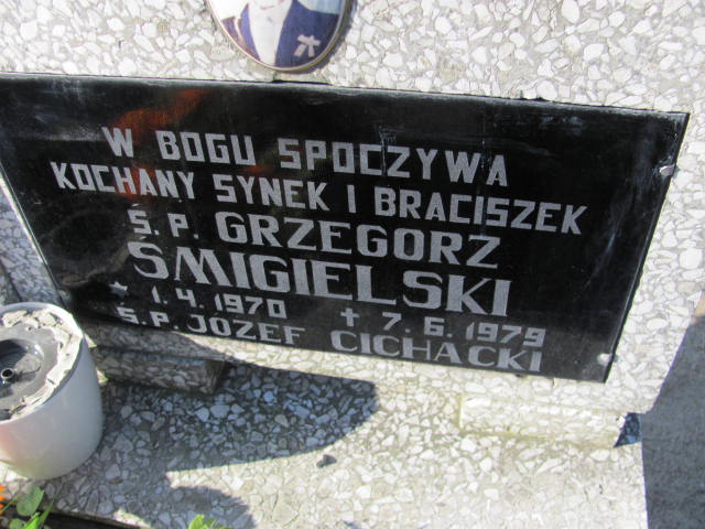 Grzegorz Śmigielski 1970 Lubawa paraf. - Grobonet - Wyszukiwarka osób pochowanych