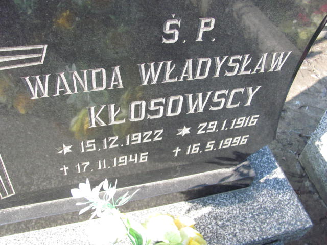 Wanda Kłosowska 1922 Lubawa paraf. - Grobonet - Wyszukiwarka osób pochowanych