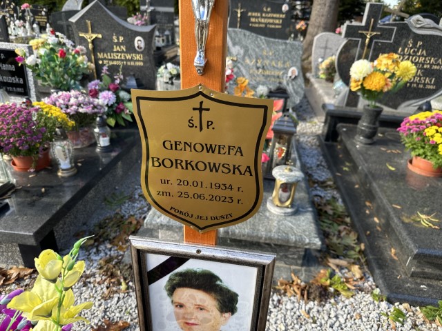 Genowefa Borkowska 1934 Lubawa paraf. - Grobonet - Wyszukiwarka osób pochowanych