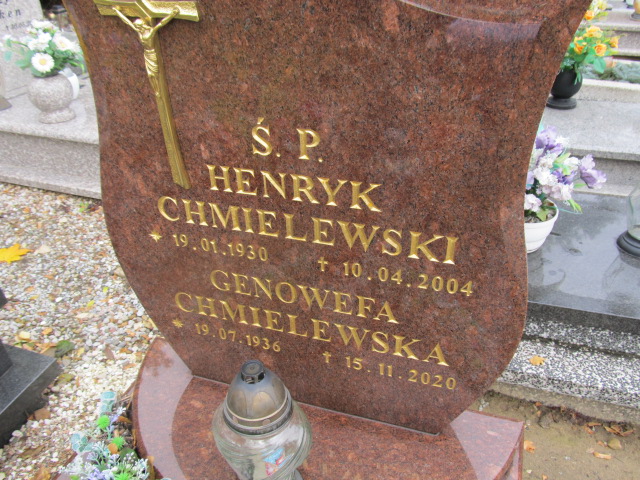 Genowefa Chmielewska 1936 Lubawa paraf. - Grobonet - Wyszukiwarka osób pochowanych