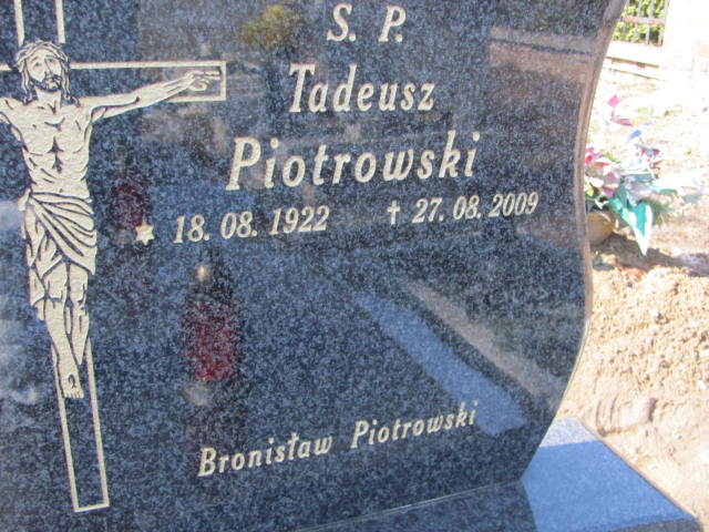 Bronisław Piotrowski 1892 Lubawa paraf. - Grobonet - Wyszukiwarka osób pochowanych