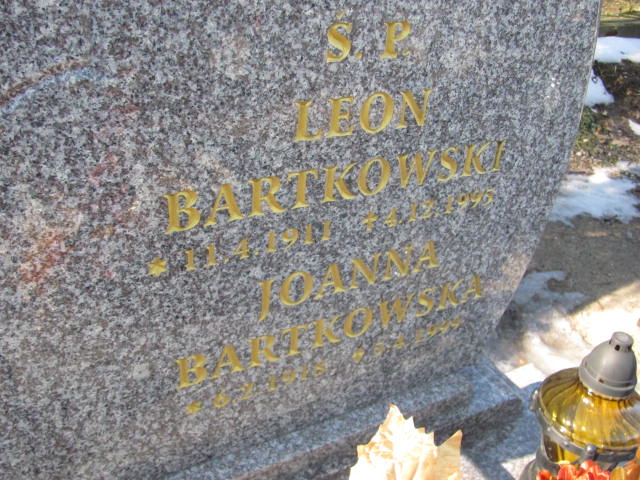 Joanna Bartkowska 1918 Lubawa paraf. - Grobonet - Wyszukiwarka osób pochowanych