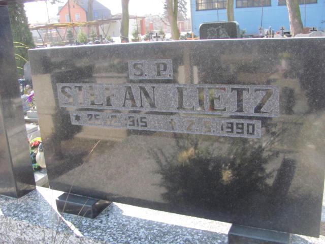 Stefan Lietz 1915 Lubawa paraf. - Grobonet - Wyszukiwarka osób pochowanych