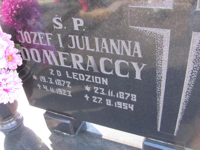 Julianna Domeracka 1878 Lubawa paraf. - Grobonet - Wyszukiwarka osób pochowanych