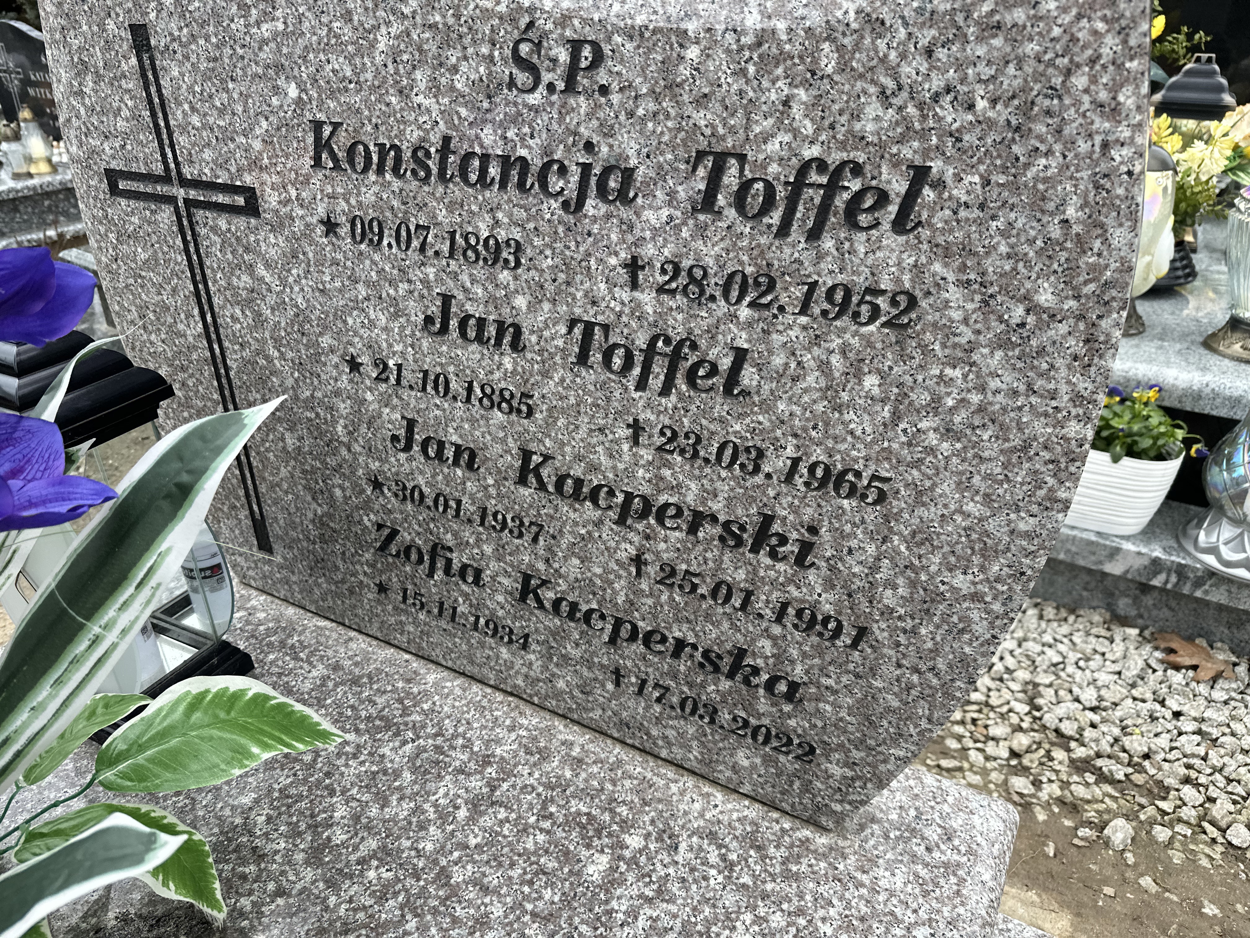 Konstancja Toffel 1893 Lubawa paraf. - Grobonet - Wyszukiwarka osób pochowanych