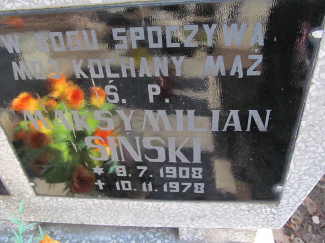 Maksymilian Siński 1908 Lubawa paraf. - Grobonet - Wyszukiwarka osób pochowanych
