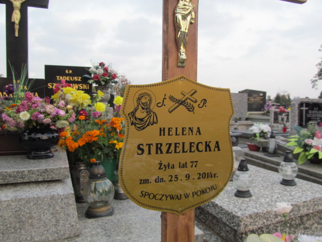 Helena Strzelecka 1937 Lubawa paraf. - Grobonet - Wyszukiwarka osób pochowanych