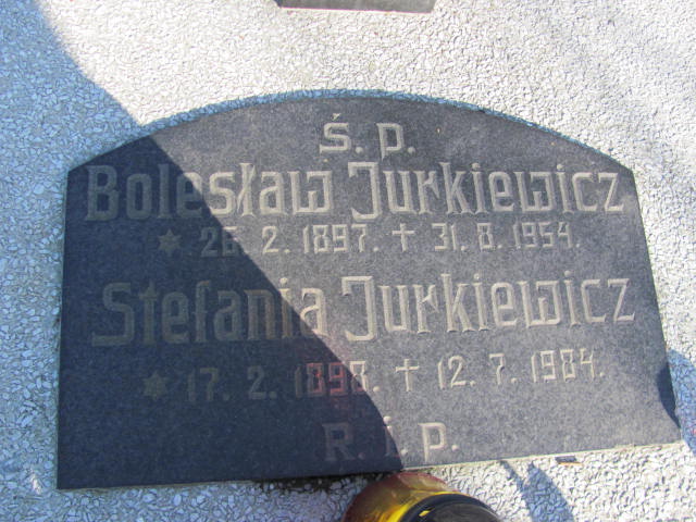 Bolesław Jurkiewicz 1897 Lubawa paraf. - Grobonet - Wyszukiwarka osób pochowanych