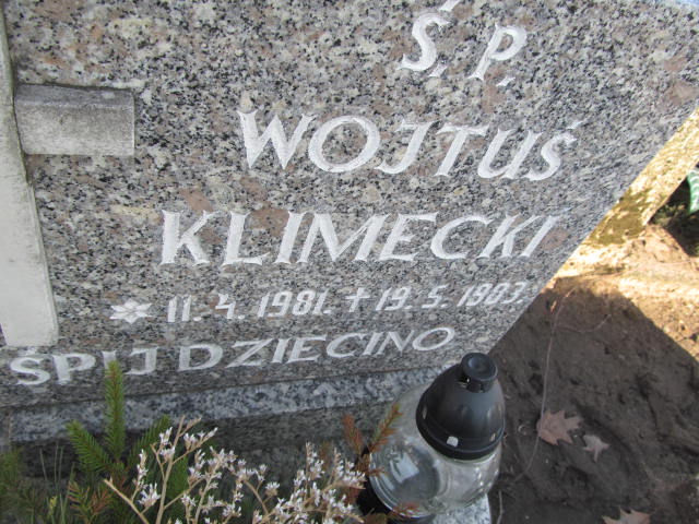 Wojciech Klimecki 1981 Lubawa paraf. - Grobonet - Wyszukiwarka osób pochowanych