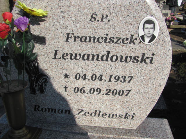 Franciszek Lewandowski 1937 Lubawa paraf. - Grobonet - Wyszukiwarka osób pochowanych