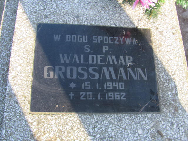 Waldemar Grossmann 1940 Lubawa paraf. - Grobonet - Wyszukiwarka osób pochowanych