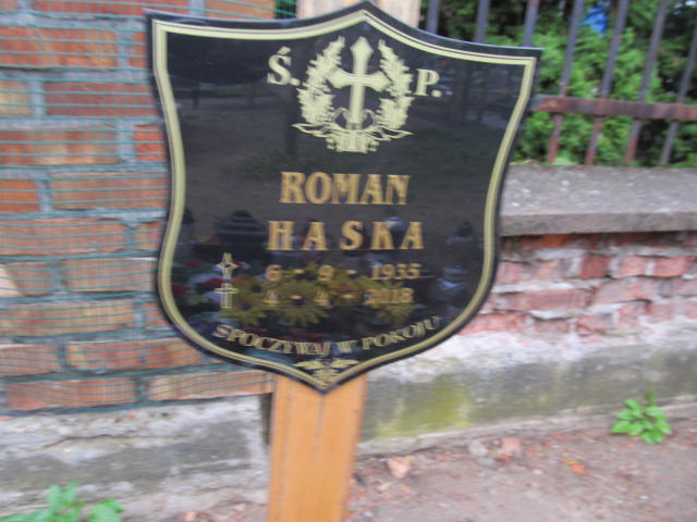 Roman Haska 1935 Lubawa paraf. - Grobonet - Wyszukiwarka osób pochowanych