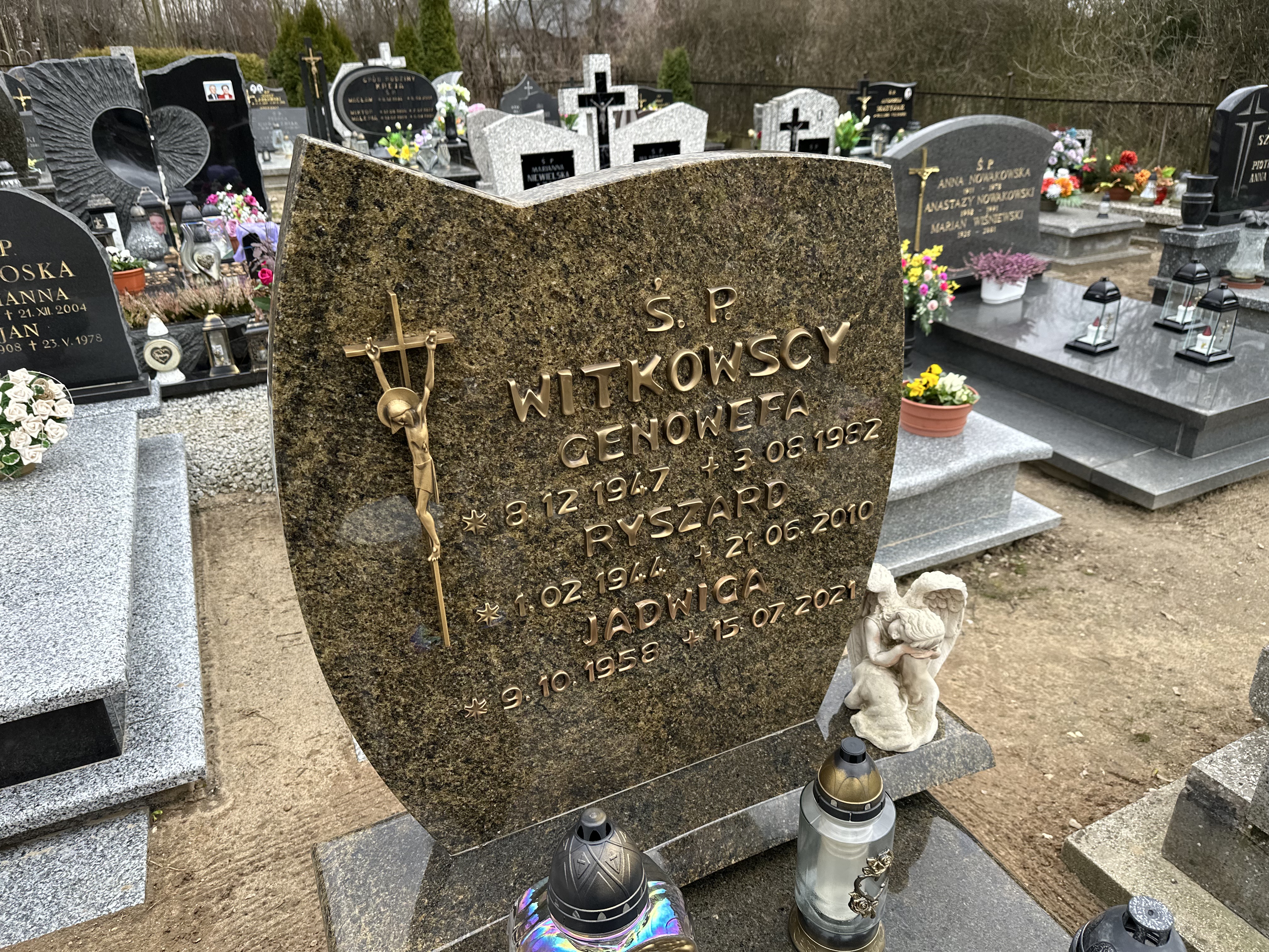 Ryszard Witkowski 1944 Lubawa paraf. - Grobonet - Wyszukiwarka osób pochowanych