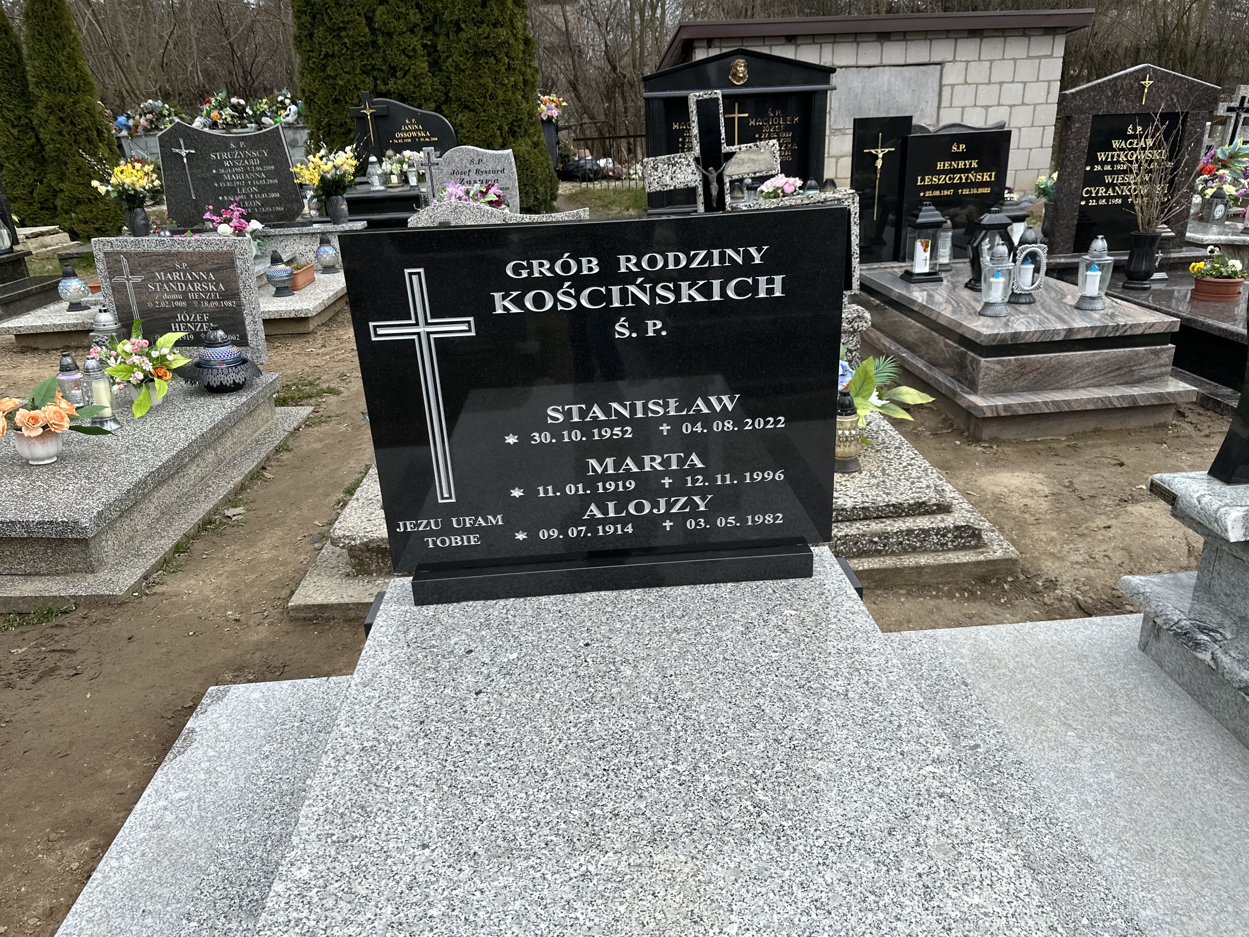 Alojzy Kościński 1914 Lubawa paraf. - Grobonet - Wyszukiwarka osób pochowanych