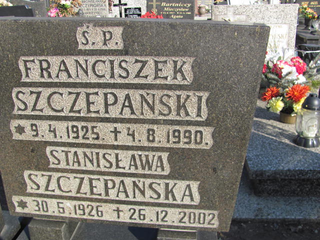 Stanisława Szczepańska 1926 Lubawa paraf. - Grobonet - Wyszukiwarka osób pochowanych