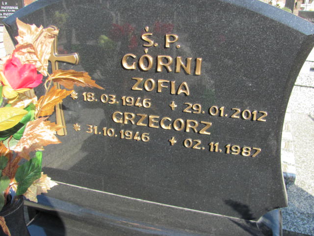 Grzegorz Górny 1946 Lubawa paraf. - Grobonet - Wyszukiwarka osób pochowanych