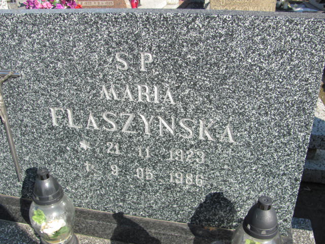 Maria Flaszyńska 1923 Lubawa paraf. - Grobonet - Wyszukiwarka osób pochowanych