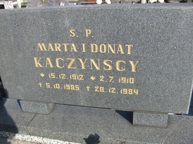 Marta Kaczyńska 1912 Lubawa paraf. - Grobonet - Wyszukiwarka osób pochowanych