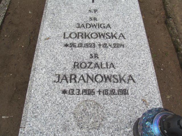 Jadwiga Lorkowska 1923 Lubawa paraf. - Grobonet - Wyszukiwarka osób pochowanych
